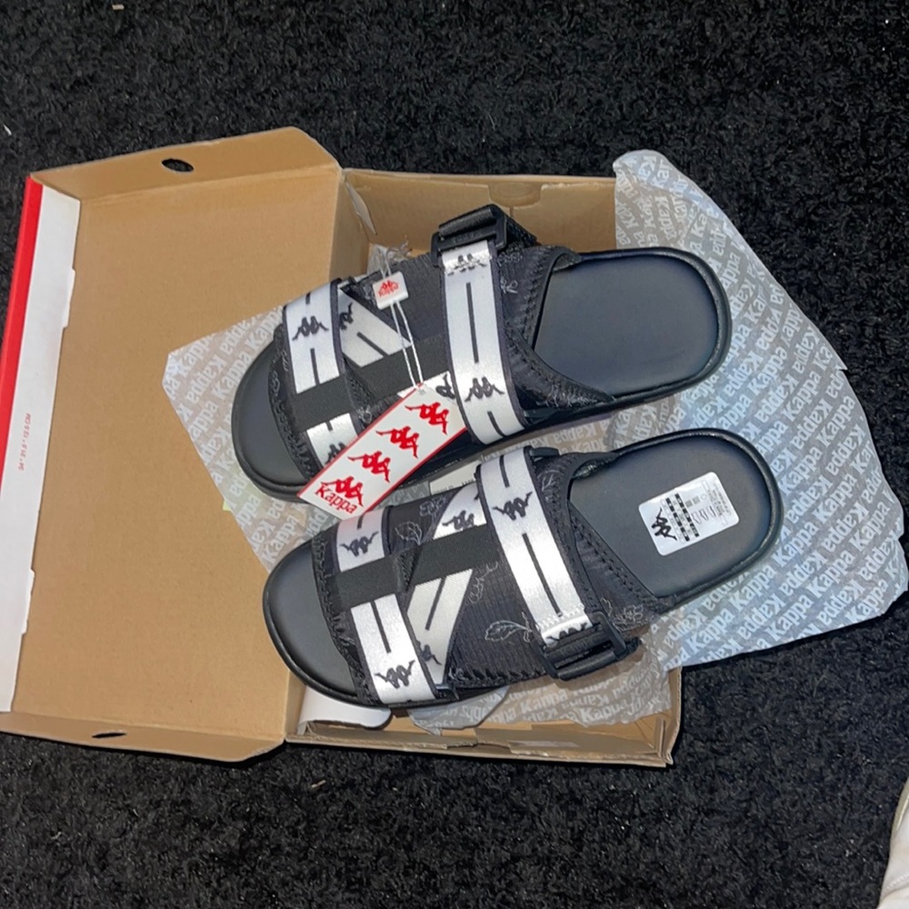 Brand New Kappa Sandals, never worn, size 10. Fit too small for me,gorgeous pair